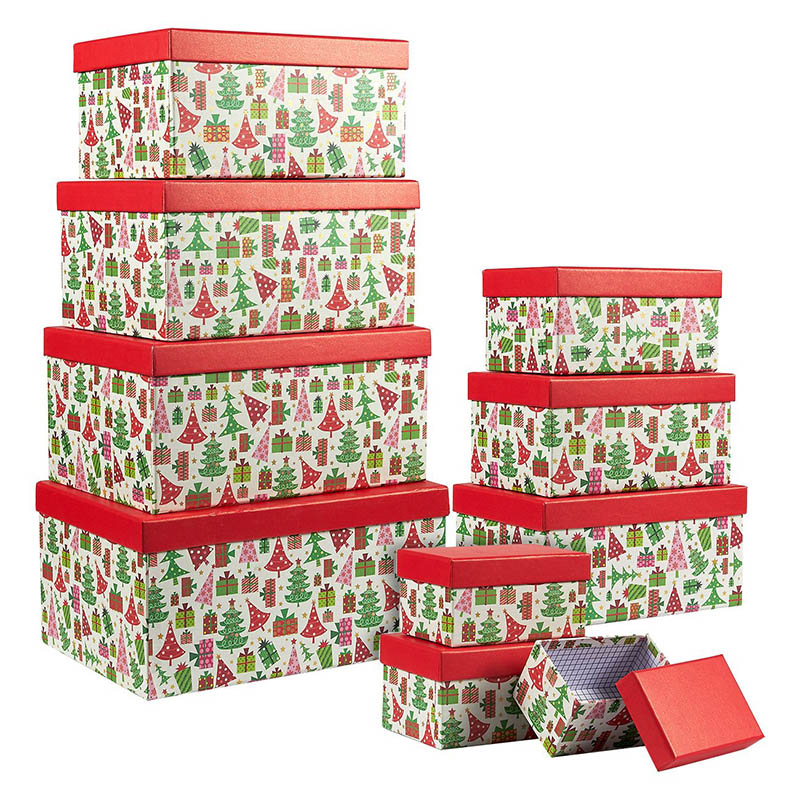 Scatole di carta per imballaggi di nuova progettazione, imballaggi per scatole regalo, scatole per imballaggio di cioccolato ， Scatole di imballaggio di Natale